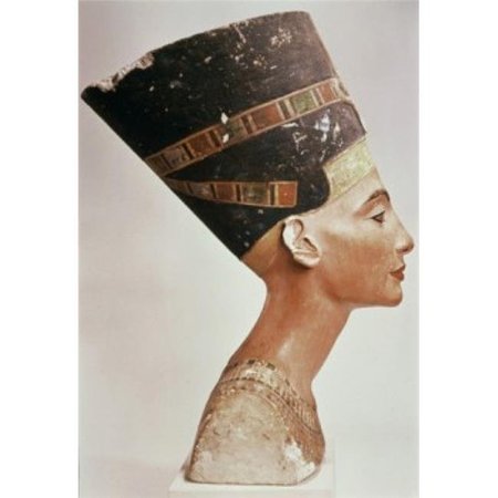 SUPERSTOCK Bust of Queen Nefertiti; Profile Ca.1352-36 Bce Limestone Staatliche Museen Preussischer Kulturbesitz; Agyptisches Museum Und Papyrussammlung Berlin Germany Poster Print; 24 x 36 - Large SAL900709LARGE